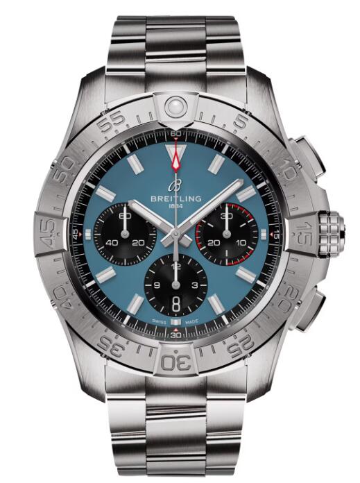 Review 2023 Breitling Avenger Chronograph B01 44mm Replica Watch AB0147101C1A1